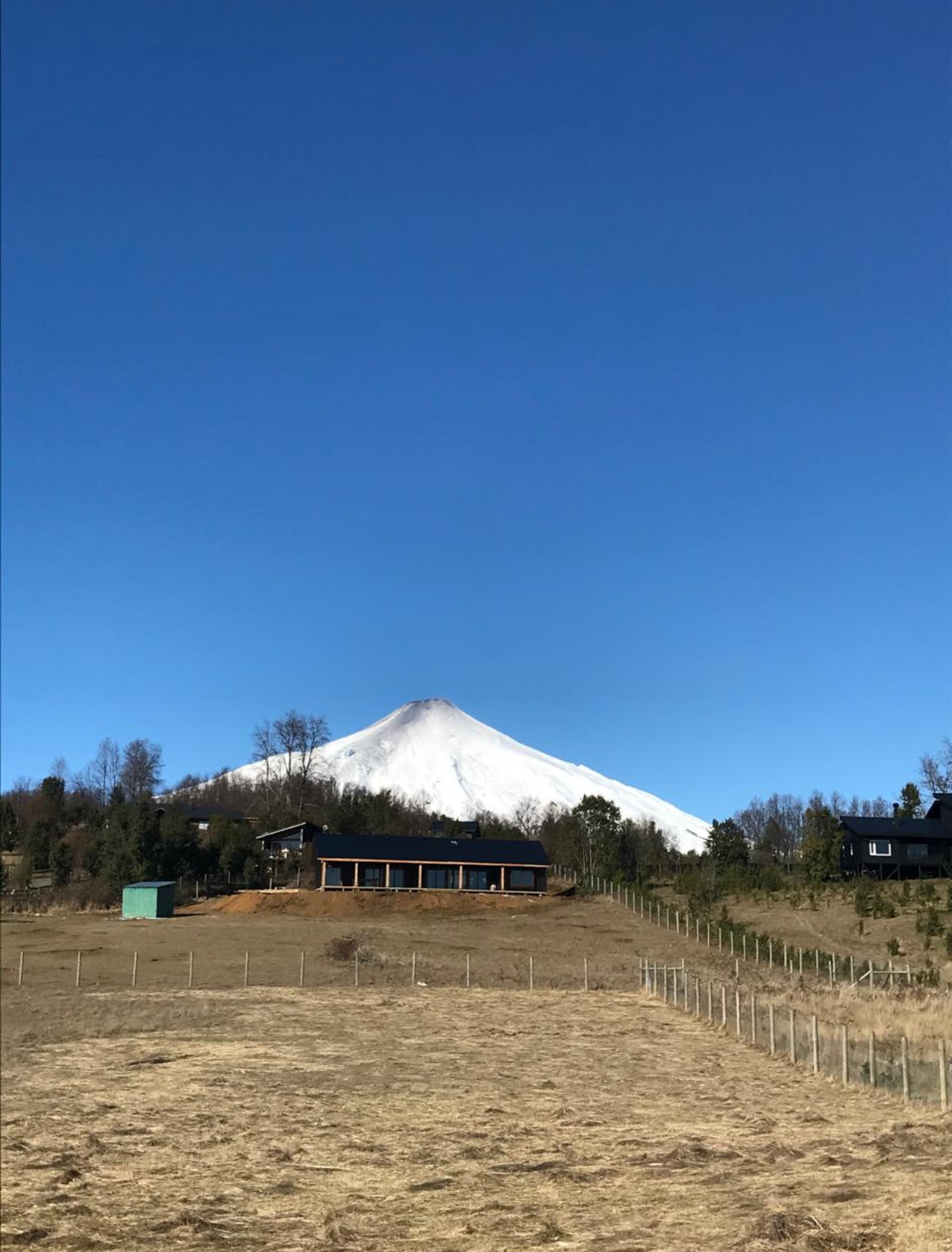 Gran vista al volcán